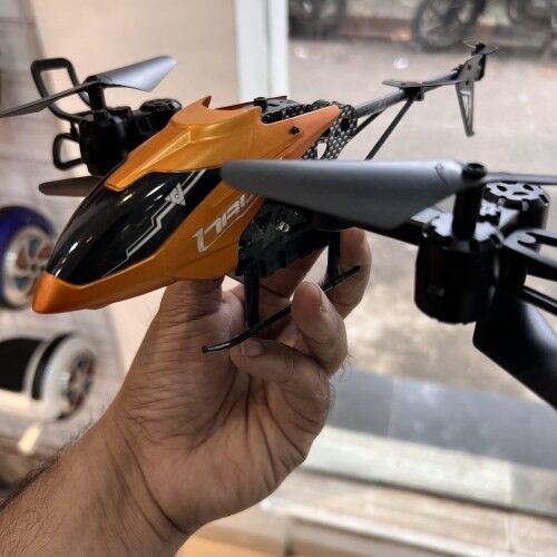 Intelligent Height Setting Foldable WIFI FPV RC Helicopter 2.4G 2 Axis Arm Fighter Shape Remote